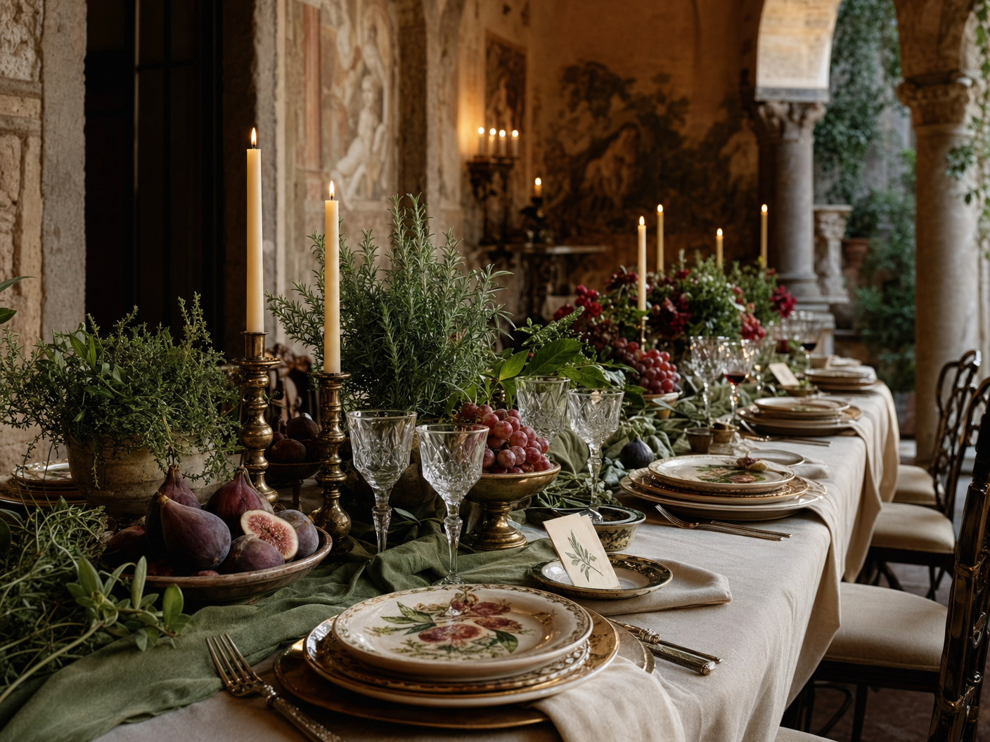 Jantar temático renascentista de despedida